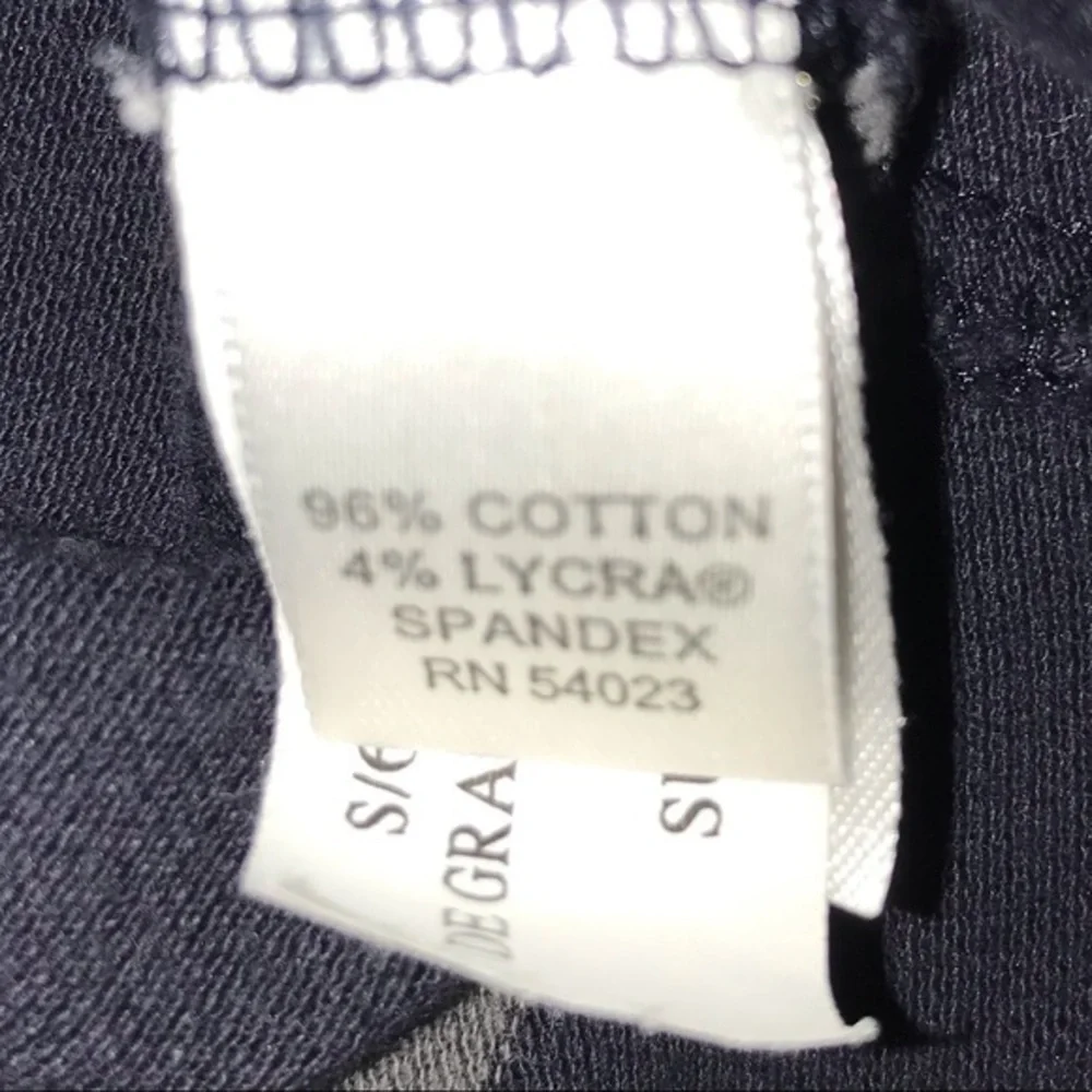 Banana Republic Fitted Polo Navy‎ Striped Large